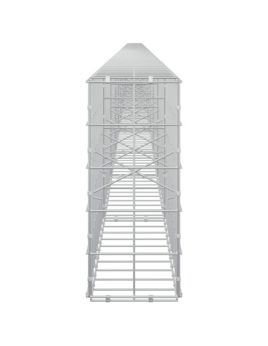 Gabione con Filo da 3,5 mm e Rete da 10x10 cm 1200x20x50 cm