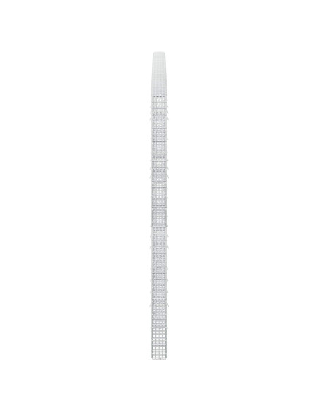 Gabione con filo da 3,5 mm e rete da 5x2,5 cm 450x10x200 cm