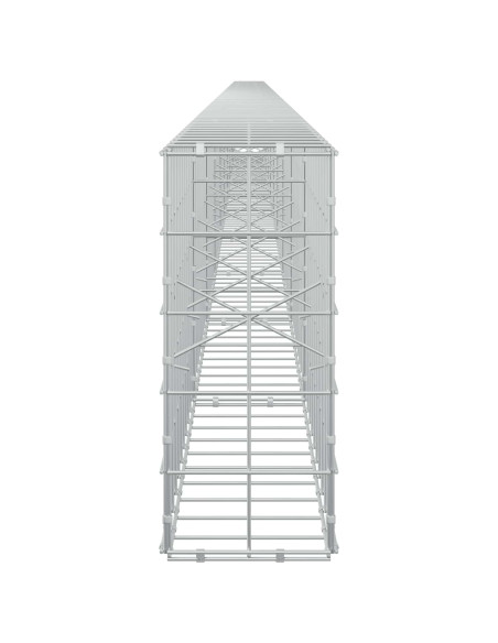 Gabione con Filo da 3,5 mm e Rete da 10x10 cm 1000x20x50 cm