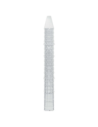 Gabione con filo da 3,5 mm e rete da 5x2,5 cm 700x10x100 cm
