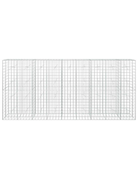 Gabione con Filo da 3,5 mm e Rete da 10x10 cm 450x20x200 cm