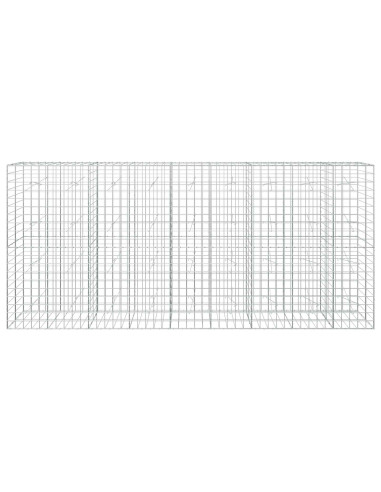 Gabione con Filo da 3,5 mm e Rete da 10x10 cm 450x20x200 cm