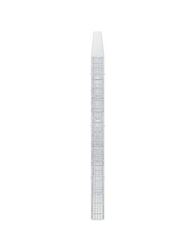 Gabione con filo da 3,5 mm e rete da 5x2,5 cm 550x10x150 cm