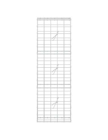 Gabione con Filo da 3,5 mm e Rete da 10x10 cm 50x20x150 cm
