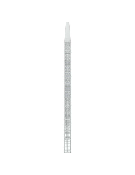 Gabione con filo da 3,5 mm e rete da 5x2,5 cm 1050x10x200 cm