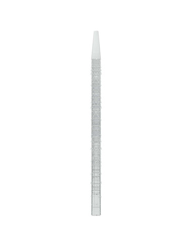 Gabione con filo da 3,5 mm e rete da 5x2,5 cm 1050x10x200 cm