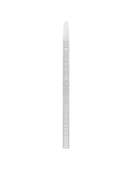 Gabione con filo da 3,5 mm e rete da 5x2,5 cm 700x10x200 cm