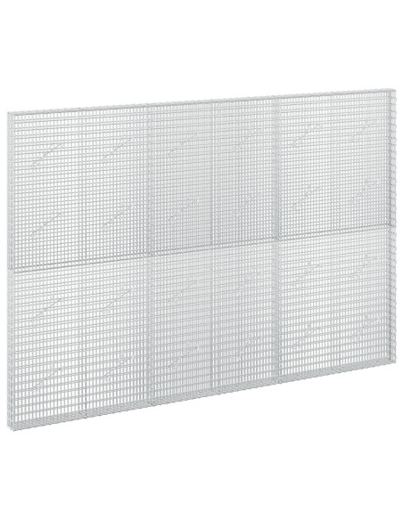 Gabione con filo da 3,5 mm e rete da 5x2,5 cm 300x10x200 cm