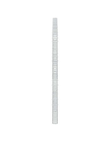 Gabione con filo da 3,5 mm e rete da 5x2,5 cm 300x10x200 cm