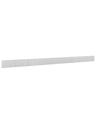 Gabione con filo da 3,5 mm e rete da 5x2,5 cm 900x10x50 cm