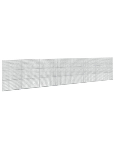 Gabione con filo da 3,5 mm e rete da 5x2,5 cm 750x10x150 cm
