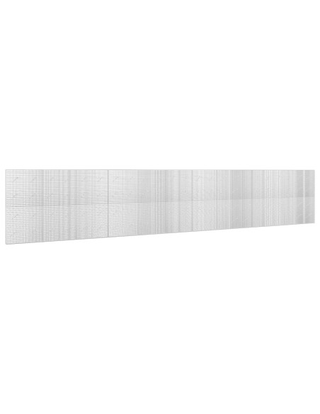 Gabione con filo da 3,5 mm e rete da 5x2,5 cm 1150x10x200 cm