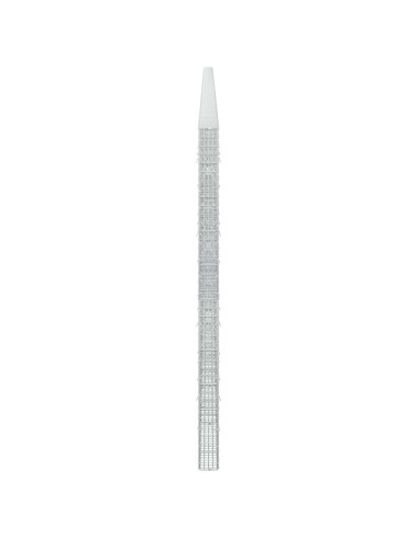 Gabione con filo da 3,5 mm e rete da 5x2,5 cm 1150x10x200 cm