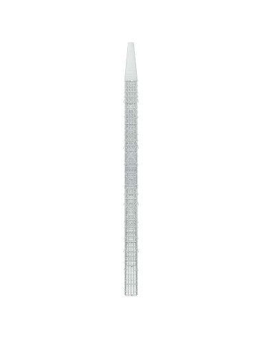 Gabione con filo da 3,5 mm e rete da 5x2,5 cm 1150x10x200 cm