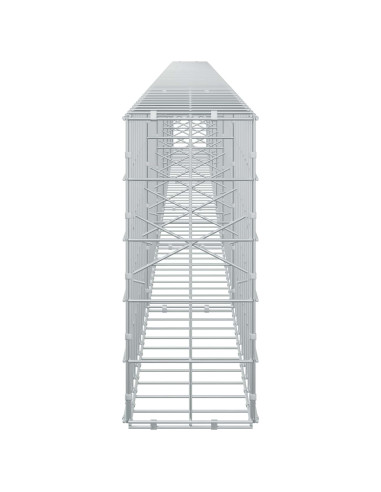 Gabione con Filo da 3,5 mm e Rete da 10x10 cm 600x20x50 cm