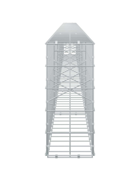 Gabione con Filo da 3,5 mm e Rete da 10x10 cm 600x20x50 cm