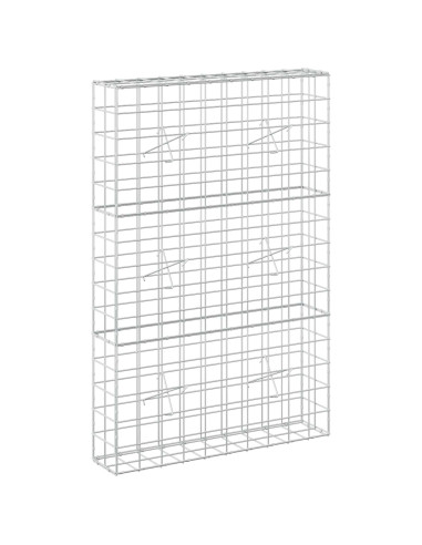 Gabione con Filo da 3,5 mm e Rete da 10x10 cm 100x20x150 cm