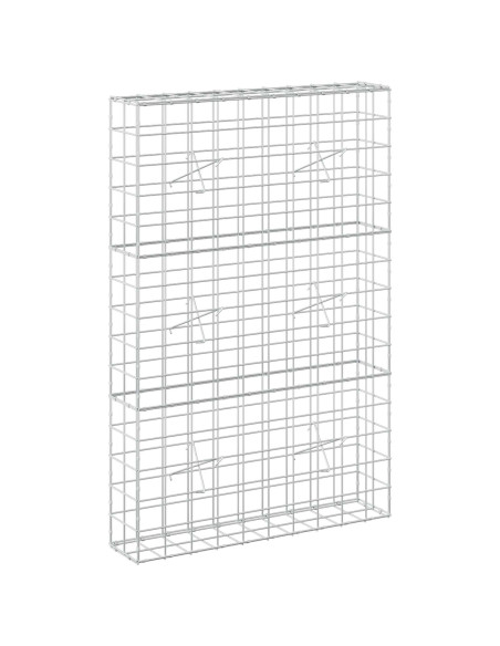 Gabione con Filo da 3,5 mm e Rete da 10x10 cm 100x20x150 cm
