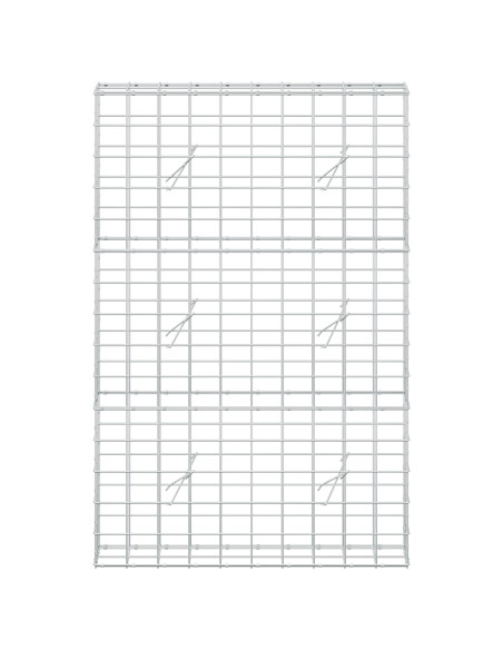 Gabione con Filo da 3,5 mm e Rete da 10x10 cm 100x20x150 cm