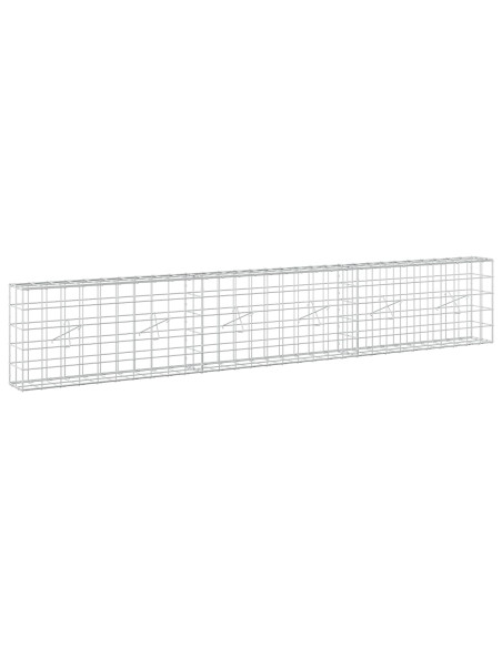 Gabione con Filo da 3,5 mm e Rete da 10x10 cm 300x20x50 cm
