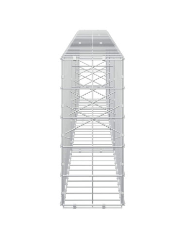 Gabione con Filo da 3,5 mm e Rete da 10x10 cm 300x20x50 cm