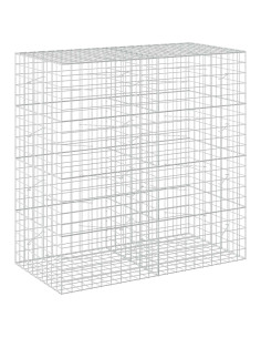 Gabione con filo da 5 mm e rete 10x10 cm 200x100x200 cm 2