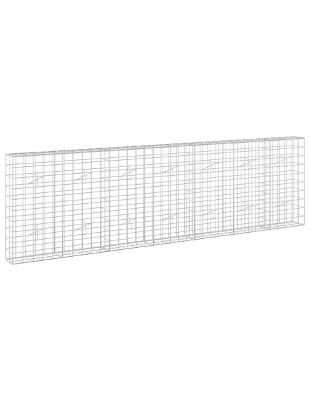 Gabione con Filo da 3,5 mm e Rete da 10x10 cm 350x20x100 cm