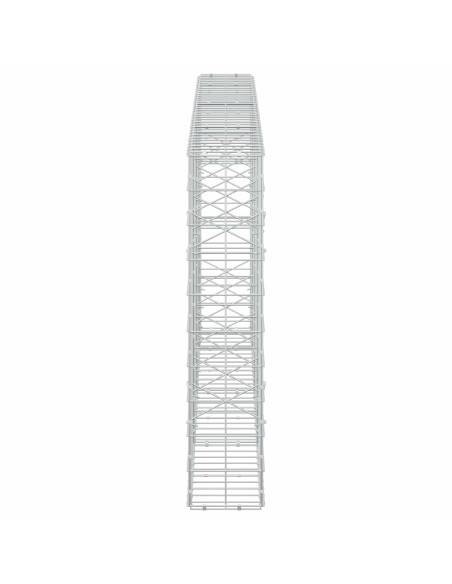 Gabione con Filo da 3,5 mm e Rete da 10x10 cm 350x20x100 cm