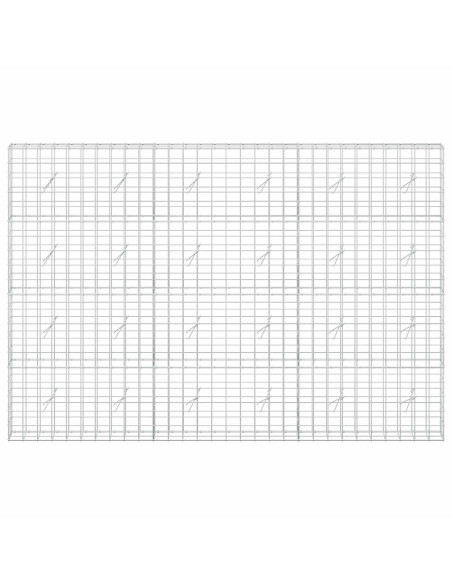 Gabione con Filo da 3,5 mm e Rete da 10x10 cm 300x20x200 cm