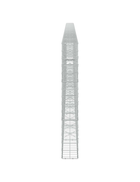 Gabione con Filo da 3,5 mm e Rete da 10x10 cm 900x20x150 cm