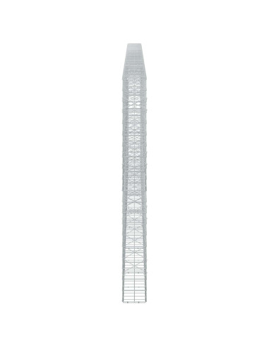 Gabione con Filo da 3,5 mm e Rete da 10x10 cm 750x20x200 cm