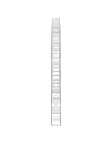 Gabione con Filo da 3,5 mm e Rete da 10x10 cm 350x20x200 cm