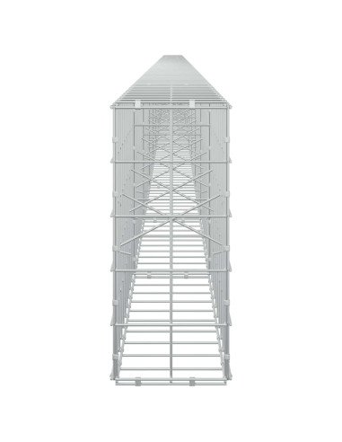 Gabione con Filo da 3,5 mm e Rete da 10x10 cm 1100x20x50 cm