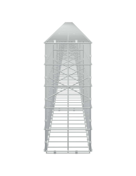 Gabione con Filo da 3,5 mm e Rete da 10x10 cm 1100x20x50 cm