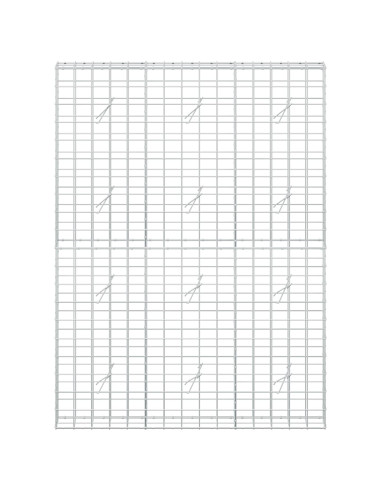 Gabione con Filo da 3,5 mm e Rete da 10x10 cm 150x20x200 cm