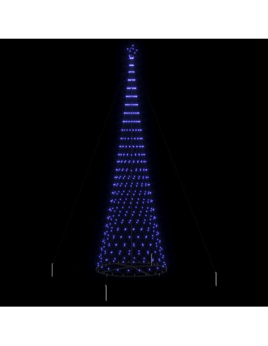Albero di Natale LED Blu 500 cm Metallo
