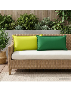 Cuscino con cuscino HOUTEN 12 pz Verde Poliestere