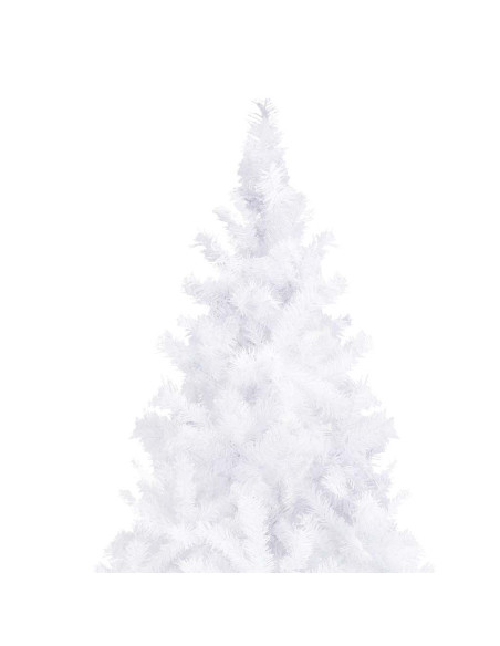 Albero di Natale Artificiale Preiluminato 400 cm Bianco