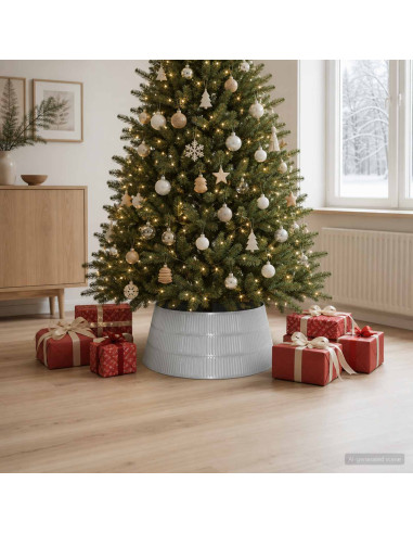 GonnaperAlberodiNatale A forma di cono Argento Ø 65 x 25,5 cm