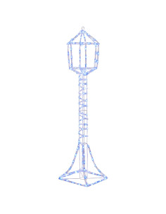 Lampione di Natale LED LOVIISA 160 LED Blu 24 x 24 x 102 cm 2