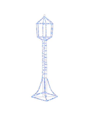 Lampione di Natale LED LOVIISA 160 LED Blu 24 x 24 x 102 cm