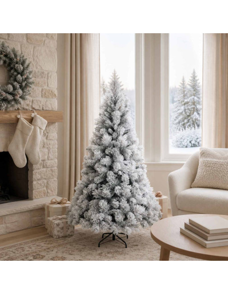 Albero di Natale Artificiale con Rami Pieghevoli 150 cm