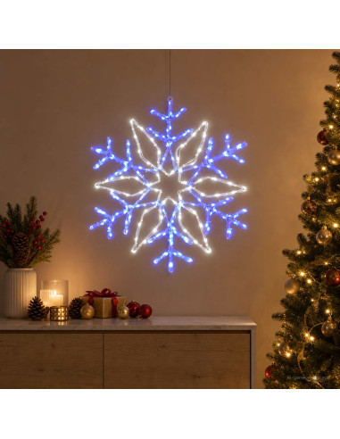 Luci di Natale a fiocco di neve LOVIISA 140 LED