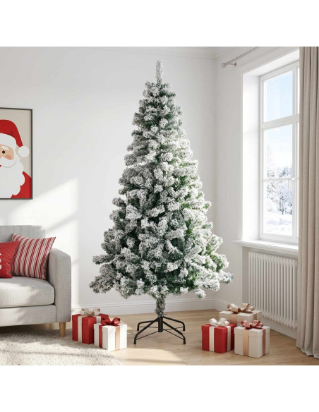 Albero di Natale artificiale 240 cm PVC e Acciaio