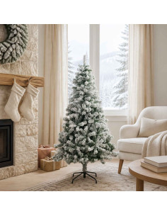 Albero di Natale artificiale 150 cm PVC e Acciaio