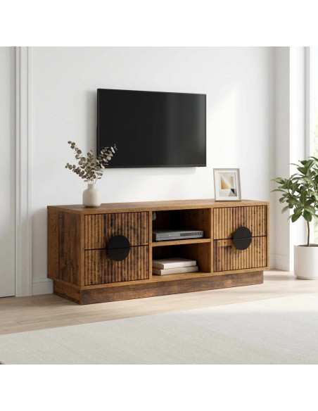 Mobile TV VENRAY 101 x 36,5 x 40 cm Legno antico