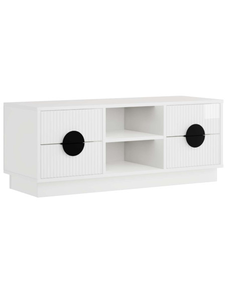 Mobile TV VENRAY 101 x 36,5 x 40 cm Bianco Lucido