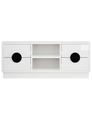 Mobile TV VENRAY 101 x 36,5 x 40 cm Bianco Lucido