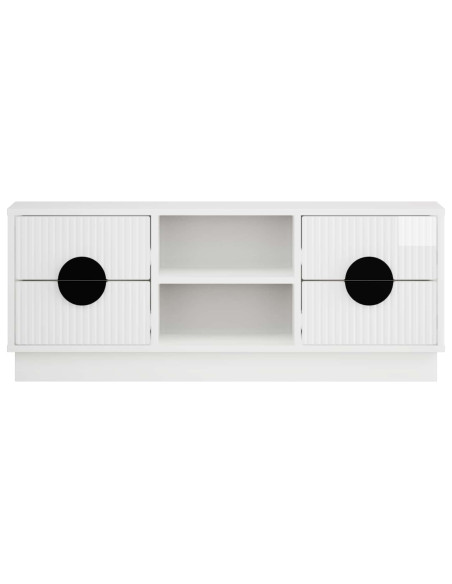 Mobile TV VENRAY 101 x 36,5 x 40 cm Bianco Lucido