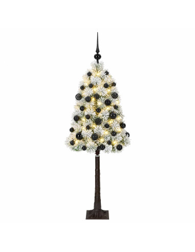 Albero di Natale artificiale con rami snodati e palline 180 cm